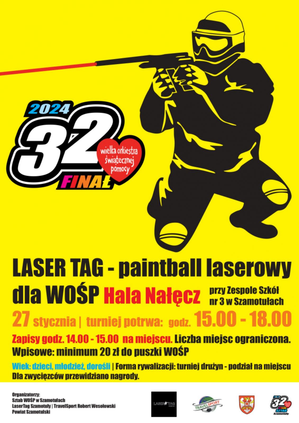 Turniej Laser Tag dla WOŚP